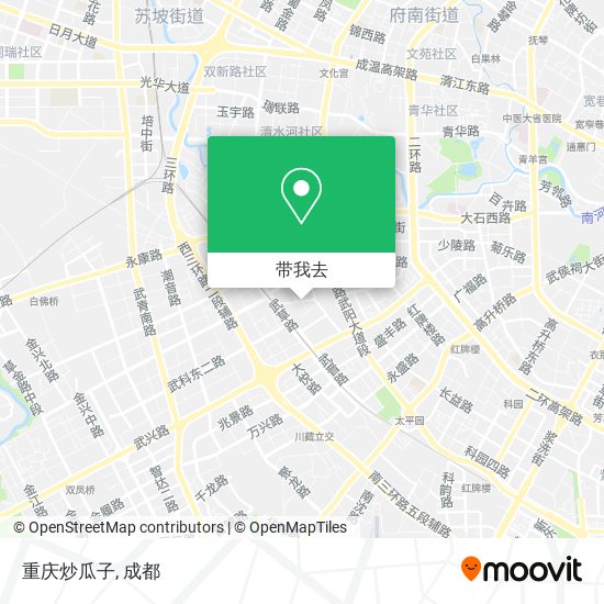 重庆炒瓜子地图