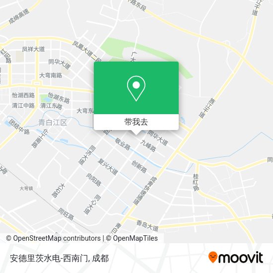 安德里茨水电-西南门地图