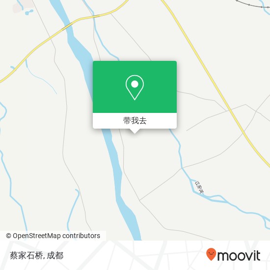 蔡家石桥地图