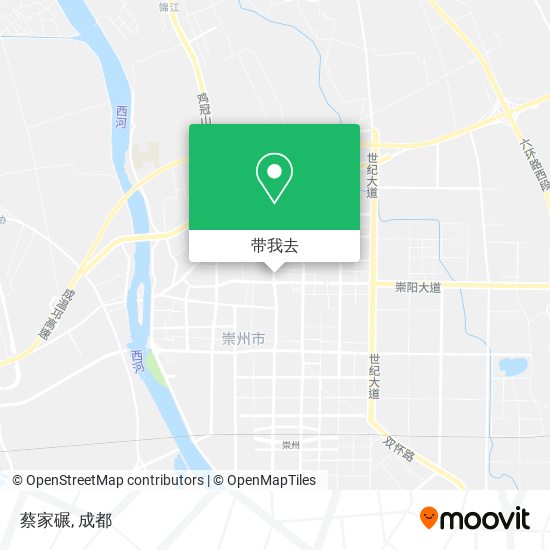 蔡家碾地图