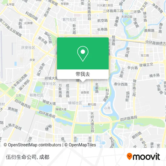 伍衍生命公司地图