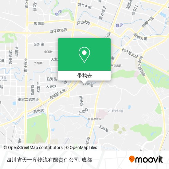 四川省天一库物流有限责任公司地图