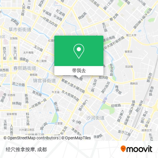 经穴推拿按摩地图