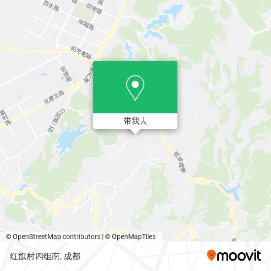 红旗村四组南地图