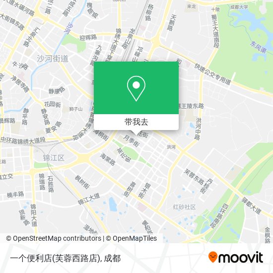 一个便利店(芙蓉西路店)地图