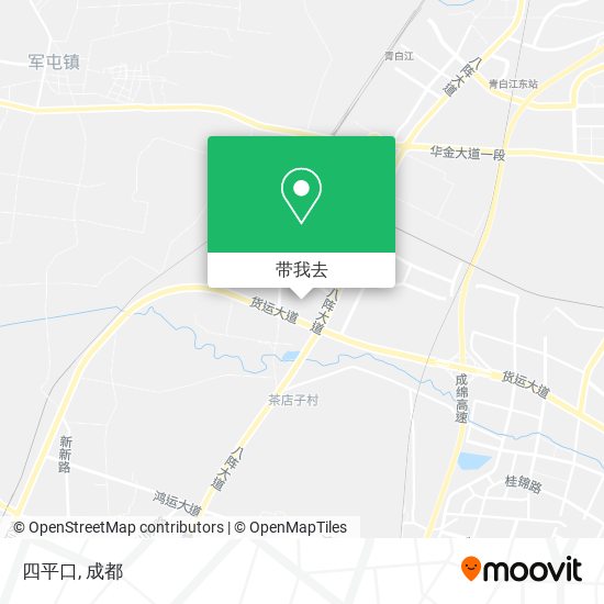 四平口地图