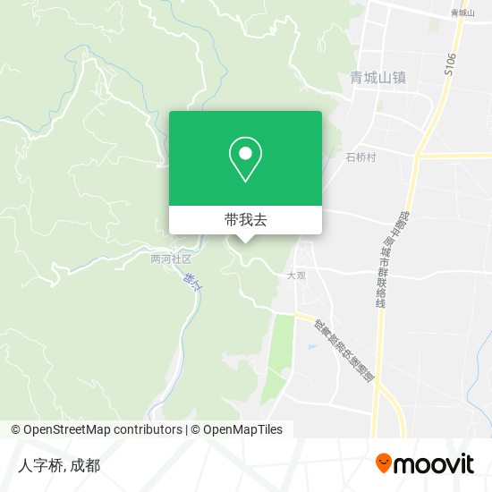 人字桥地图