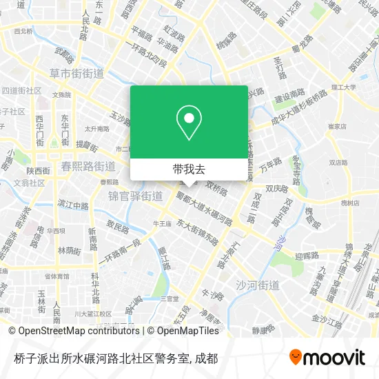 桥子派出所水碾河路北社区警务室地图