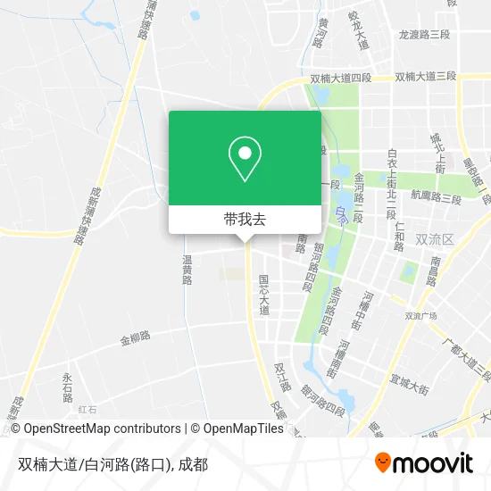 双楠大道/白河路(路口)地图