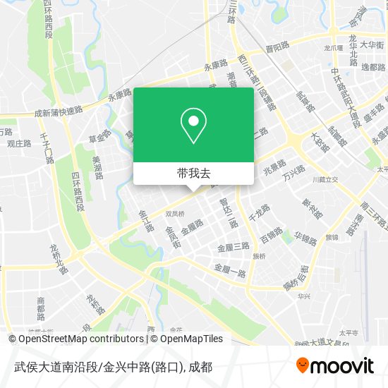 武侯大道南沿段/金兴中路(路口)地图