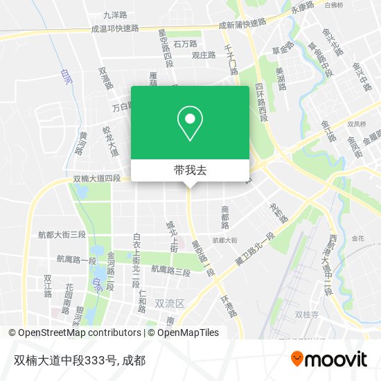 双楠大道中段333号地图