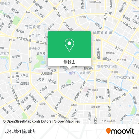 现代城-1幢地图
