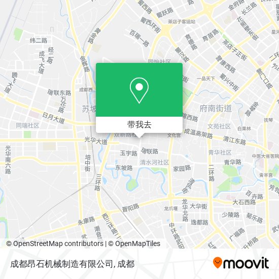 成都昂石机械制造有限公司地图