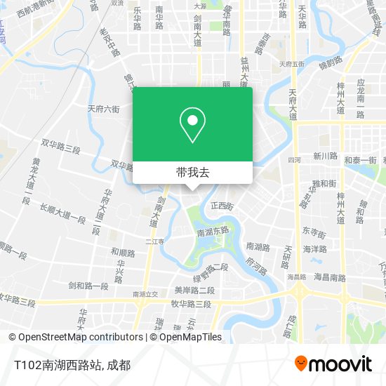 T102南湖西路站地图