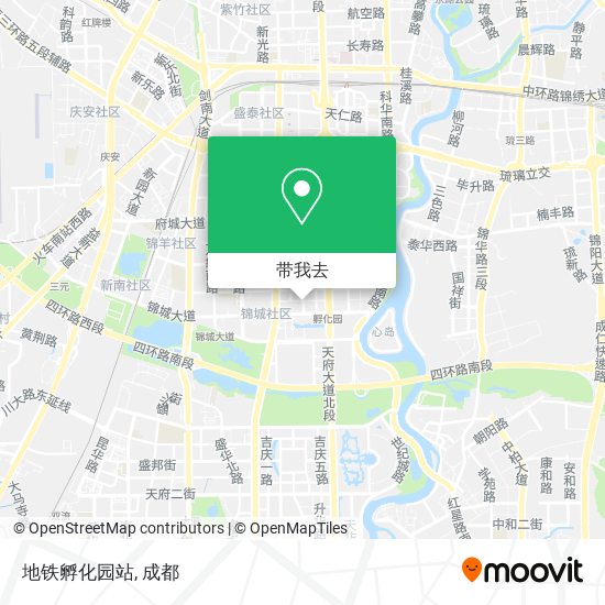 地铁孵化园站地图