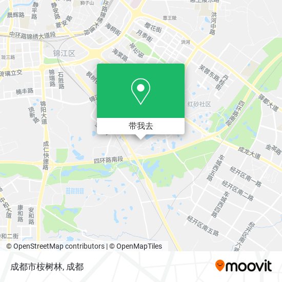 成都市桉树林地图