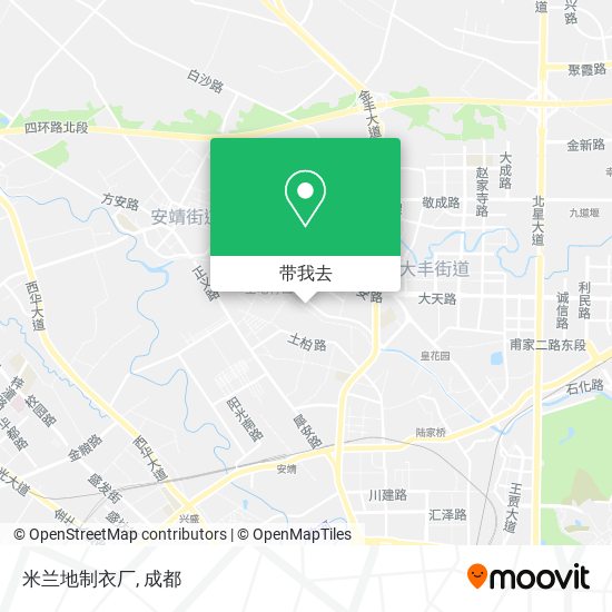 米兰地制衣厂地图