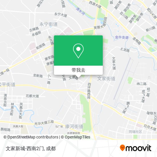 文家新城-西南2门地图