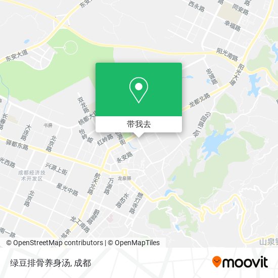 绿豆排骨养身汤地图