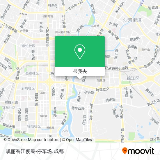 凯丽香江便民-停车场地图