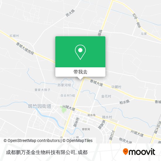 成都鹏万圣金生物科技有限公司地图