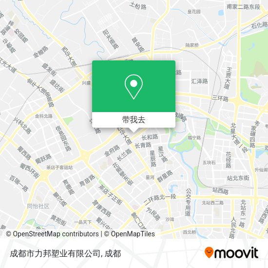 成都市力邦塑业有限公司地图