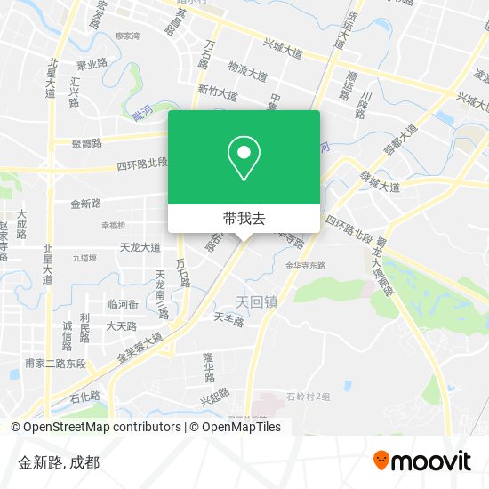 金新路地图