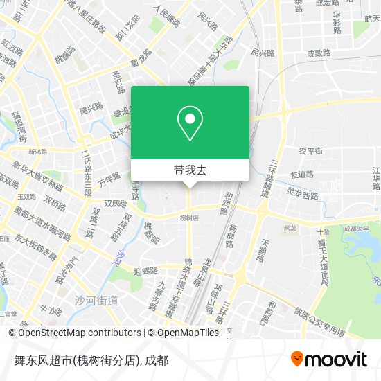 舞东风超市(槐树街分店)地图