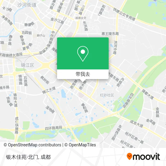 银木佳苑-北门地图