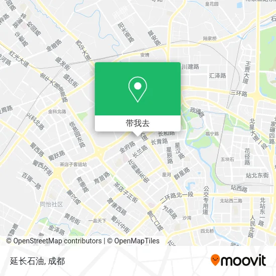 延长石油地图