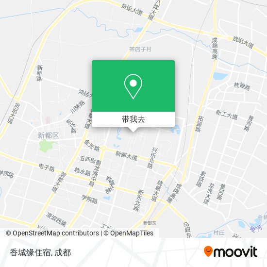 香城缘住宿地图