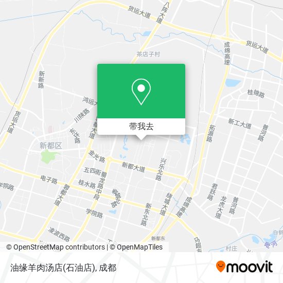 油缘羊肉汤店(石油店)地图