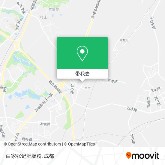 白家张记肥肠粉地图