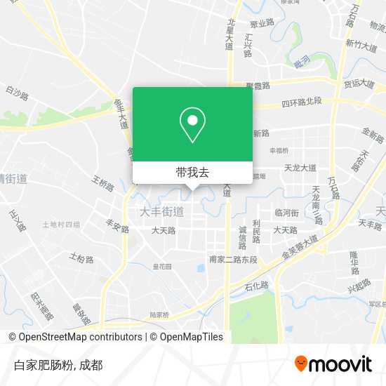 白家肥肠粉地图