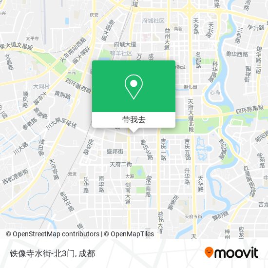 铁像寺水街-北3门地图