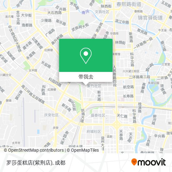 罗莎蛋糕店(紫荆店)地图