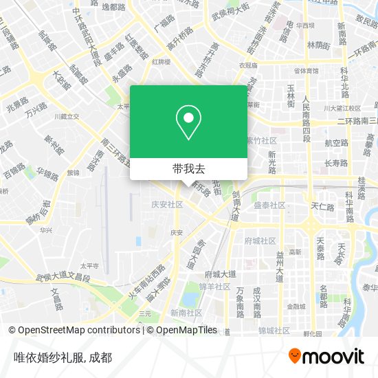 唯依婚纱礼服地图