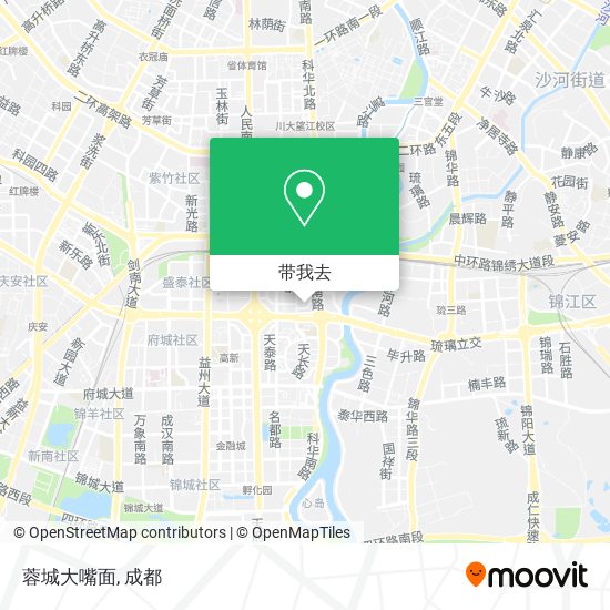 蓉城大嘴面地图