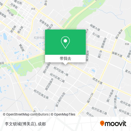 李文锁城(博美店)地图