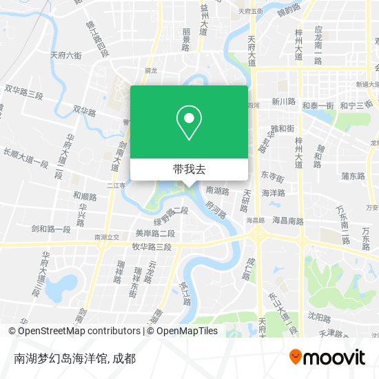 南湖梦幻岛海洋馆地图