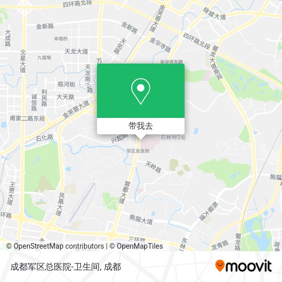 成都军区总医院-卫生间地图