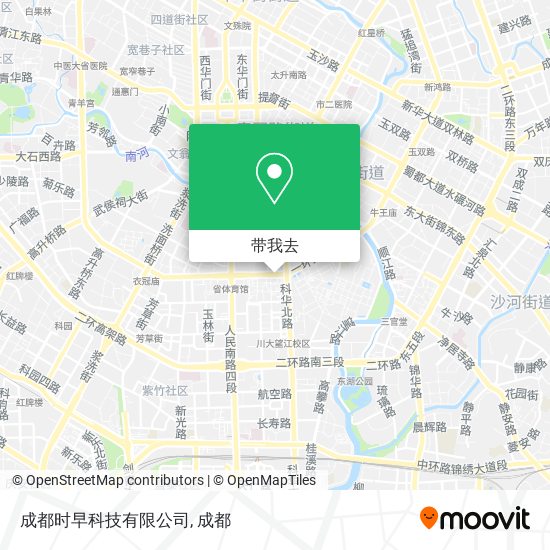 成都时早科技有限公司地图