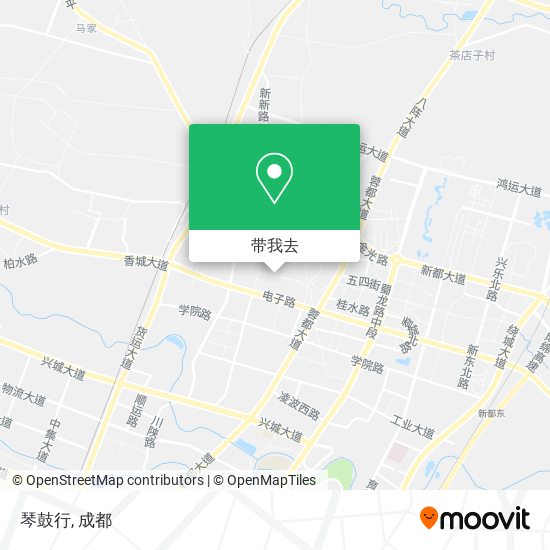 琴鼓行地图