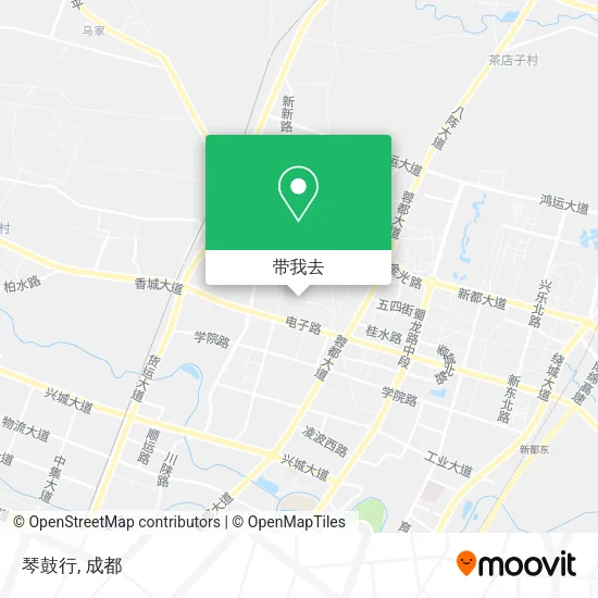 琴鼓行地图