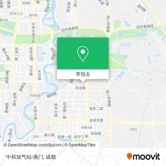 中和加气站-南门地图