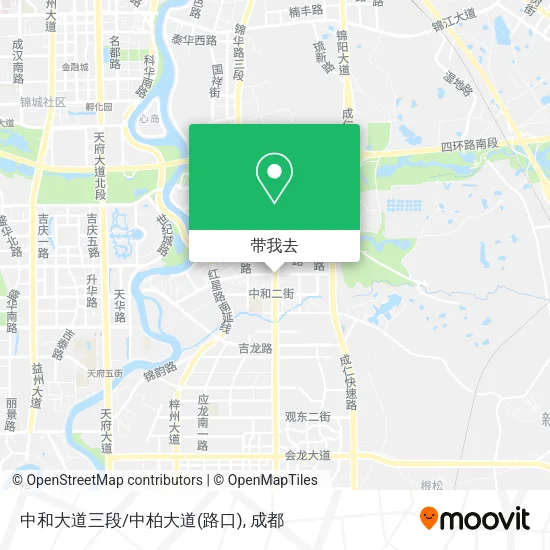 中和大道三段/中柏大道(路口)地图