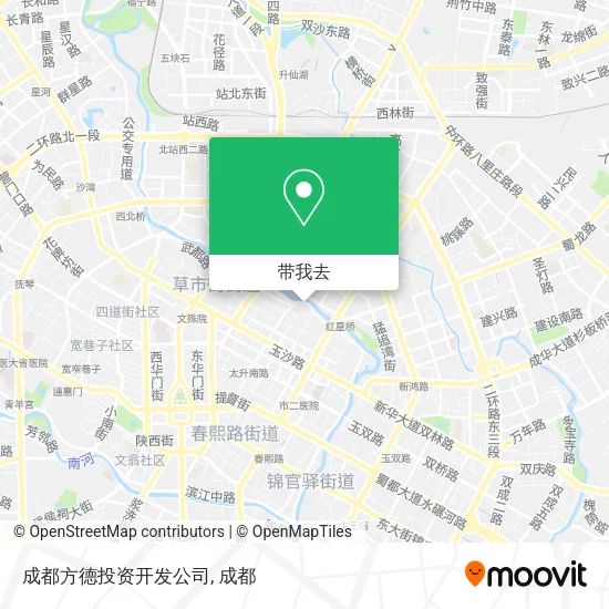 成都方德投资开发公司地图