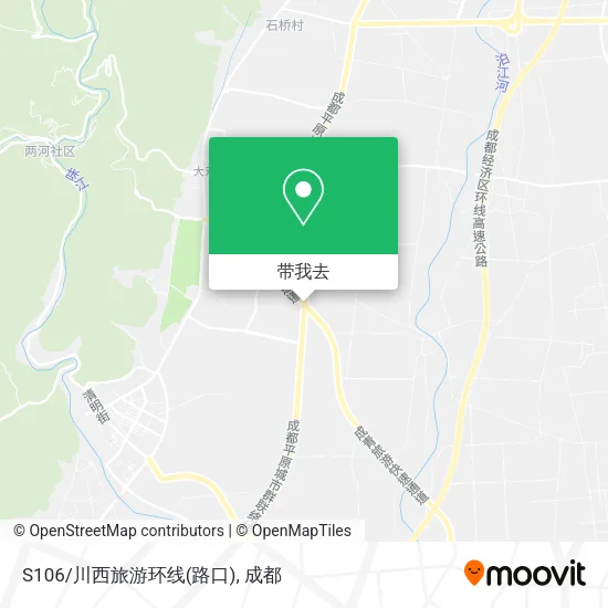 S106/川西旅游环线(路口)地图