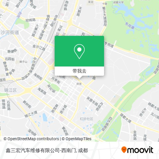 鑫三宏汽车维修有限公司-西南门地图