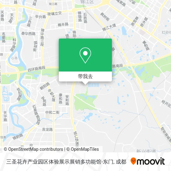 三圣花卉产业园区体验展示展销多功能馆-东门地图